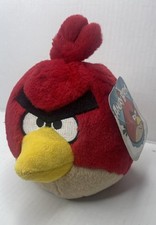 Angry Birds Red Commonwealth Plush 6 inch 2010 - New with Tags NWT