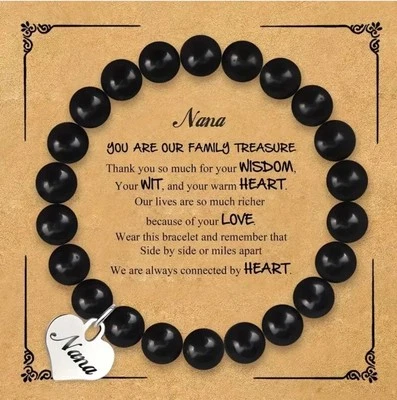 BUTTERFLIES GIFTS AND CARDS Birthday Gift For Nana,Bracelet, Keepsake,beautiful Words In A Special Gift Bag