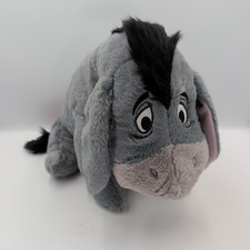New With Tags Disney Store Eeyore SOFT Plush Detachable Tail Stuffed 15"