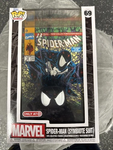 Funko Marvel POP! Comic Covers Spider-Man (Symbiote Suit) Vinyl Figure (The Lege