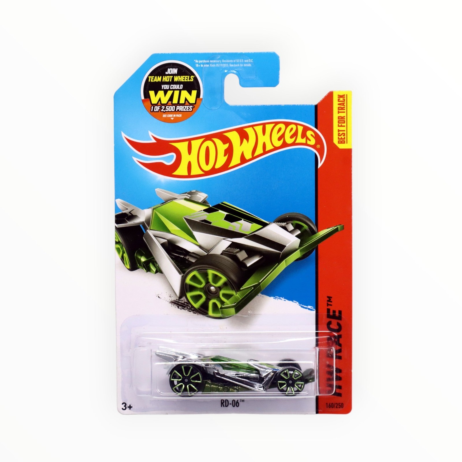 Hot Wheels RD-06 160/250 - Chrome - 2015 Mainline A