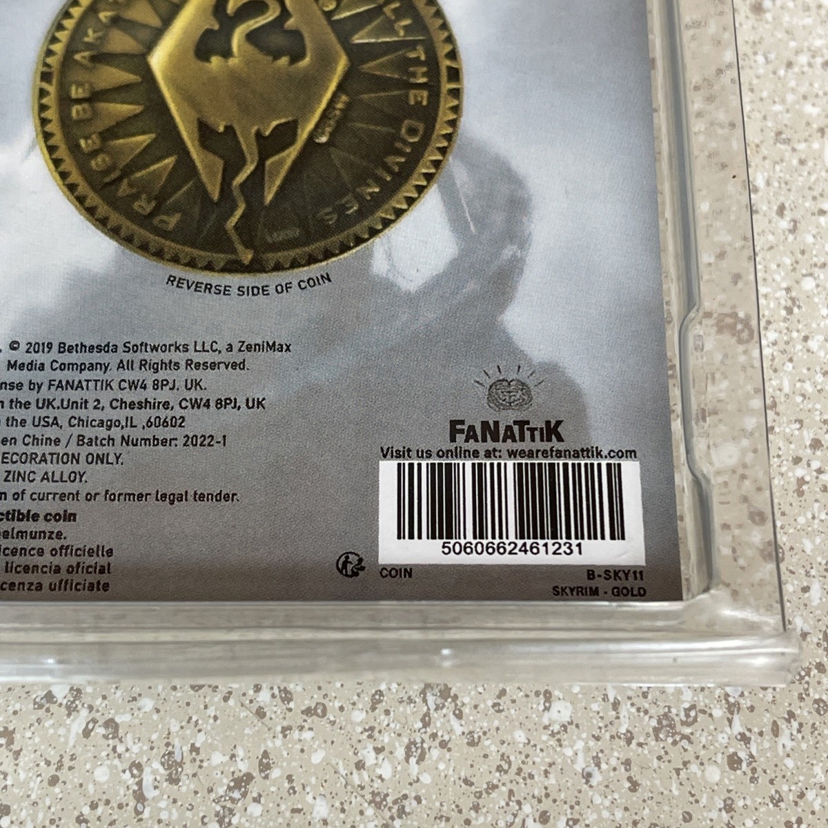 The Elder Scrolls V Skyrim Limited Edition Antique Gold Edition Coin  Bethesda | eBay