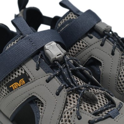 時雨 Teva Hurricane XLT3 Closed-Toe Sandal Grey Navy Men Strap Sandal
