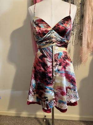 REAL VINTAGE Y2K CIRÉ BY LANDA SATIN MINI DRESS