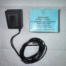 Rare SR D Tom Scholz ROCKMAN Ace 12 Volt Power Supply- MIB - BUY IT NOW  