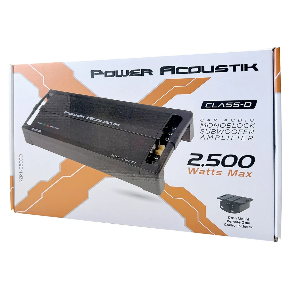 Power Acoustik RZR12500D 2500W Subwoofer Amplifier for sale online