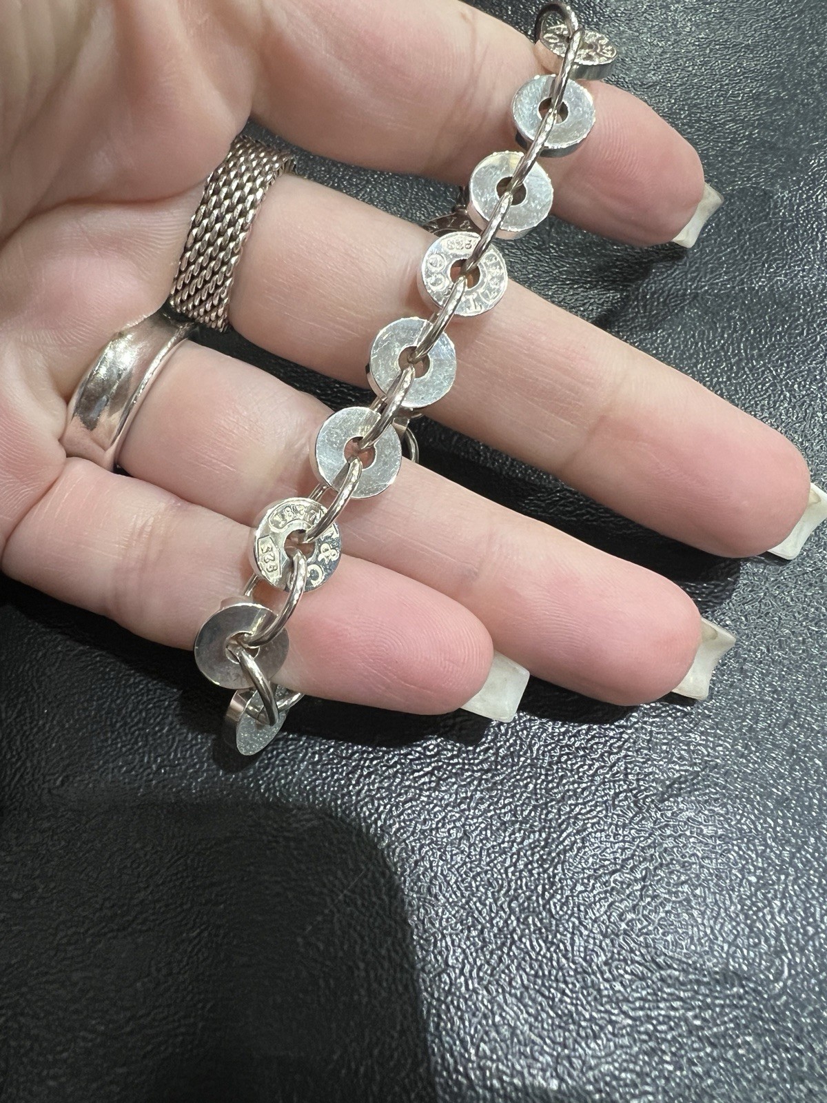 Authentic Tiffany 1837™ Interlocking Circle Brace… - image 12