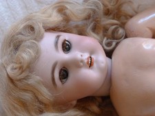 Antike schöne Porzellankopfpuppe Simon & Halbig DEP Jumeau