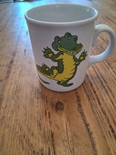 Vintage Kitsch Collectible Pontins Circa 1980's Or 1990's Crocodile Club Mug