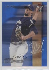 2016 Topps Finest Blue Refractor 59/150 Jorge Lopez #98 0af