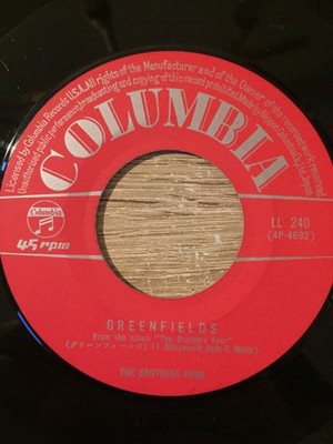 7'' LP Greenfields - The Brothers Four ohne Hülle