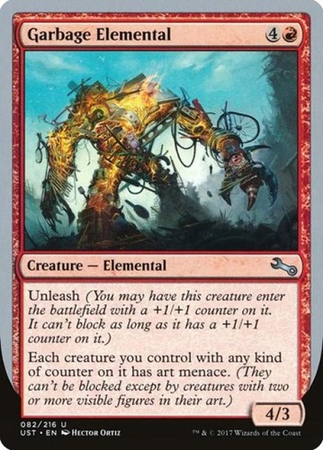 Garbage Elemental (E) - Light Play MTG Unstable