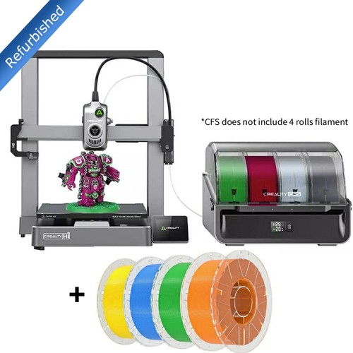 【Refurbished】Creality Hi Combo 3D Printer MultiColor Printing with 4KG RFID