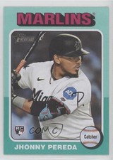 2024 Topps Heritage High Number SP Aqua Border Jhonny Pereda #719 10zi