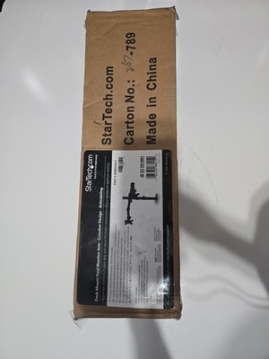 STARTECH DESK MOUNT DUAL MONITOR ARM ERGONOMIC VESA ULAT-5