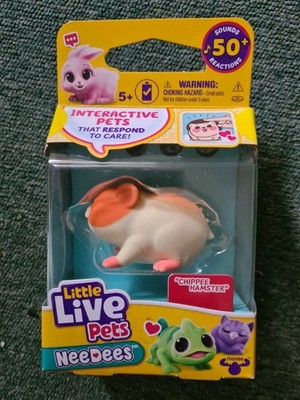 Little Live Pets Needees Interaktiver Haustier Chippee Hamster Neu Versiegelte Verpackung