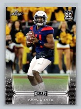 2020 Leaf Draft #46 Khalil Tate Arizona Wildcats Football Card