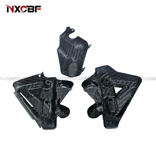 2016-2021 Yamaha FZ-10 MT10 Carbon Fiber Radiator / Watercooler Covers Fairing - Picture 5 of 5