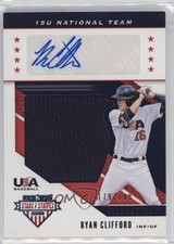 2019 Panini USA Baseball Stars & Stripes Jerseys 179/199 Ryan Clifford Auto s3g