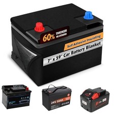 7" x 59" Car Battery Insulation Kit, Car Battery Wrap Blanket with Self 2