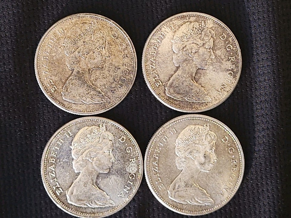 Lot of 4 Canadian Silver Dollars | eBay
