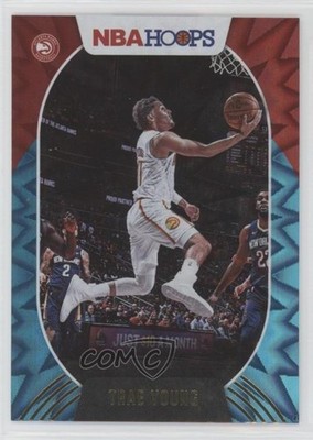 2020-21 Panini NBA Hoops Teal Explosion Trae Young #46 2o7