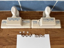 Martha Stewart Punches - 2x Border Card Craft Punch Cutter, Flower & Other (L7)