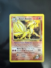Pokémon TCG Blaine's Ninetales Gym Challenge 21/132 Unlimited Rare NM
