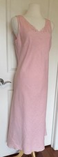Talbots Light Pink Sleeveless Maxi Embroidered Dress -Sz-14~ Classy~