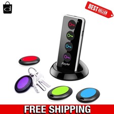 Key Finder, 80Db RF Item Locator Tags with 131Ft. Working Range, Wireless Remot