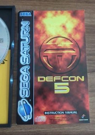 Defcon 5 for Sega Saturn PAL complete with manual, English version