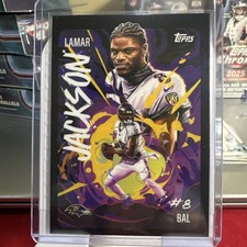 2026 NFL topps Chrome Lamar Jackson Ultra Violet Case Hit
