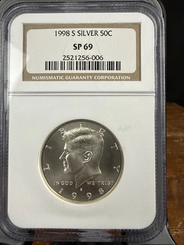 1998-S  Matte Proof Kennedy Half Dollar NGC SP 69