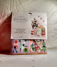 Countdown Calendar Ornament Kit New, Christmas Advent 24 Days