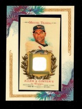 2007 TOPPS ALLEN & GINTER MINI MIGUEL TEJADA GAME USED JERSEY ORIOLES