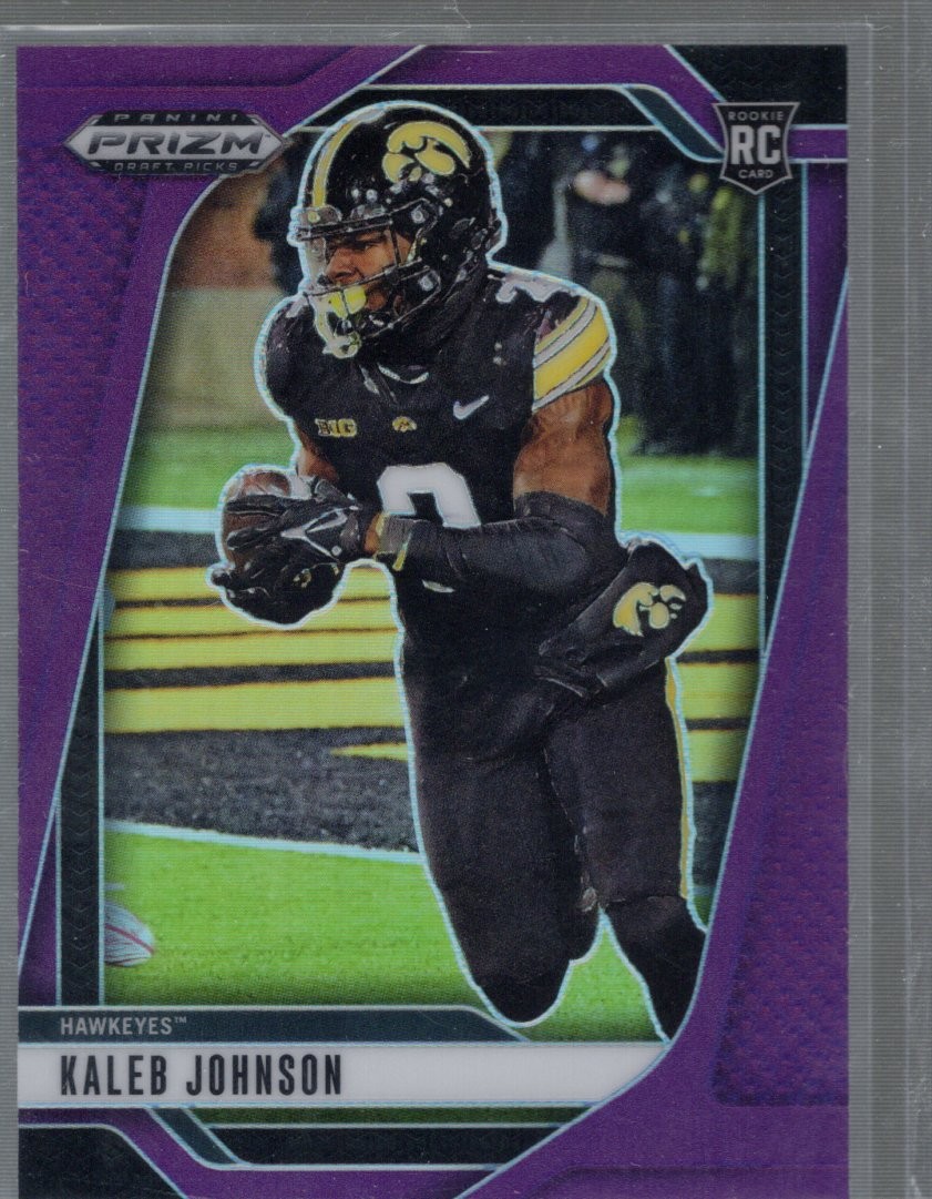 2025 Panini Prizm Draft Picks #38 Kaleb Johnson Prizms Purple #/99