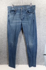 Rag & Bone Jeans Fit 2 Slim Leg Button Fly Denim Made in USA Sz (34X32)