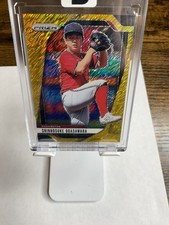 2025 Panini Prizm Shinnosuke Ogasawara Gold Shimmer 4/7 Wash Nationals #165
