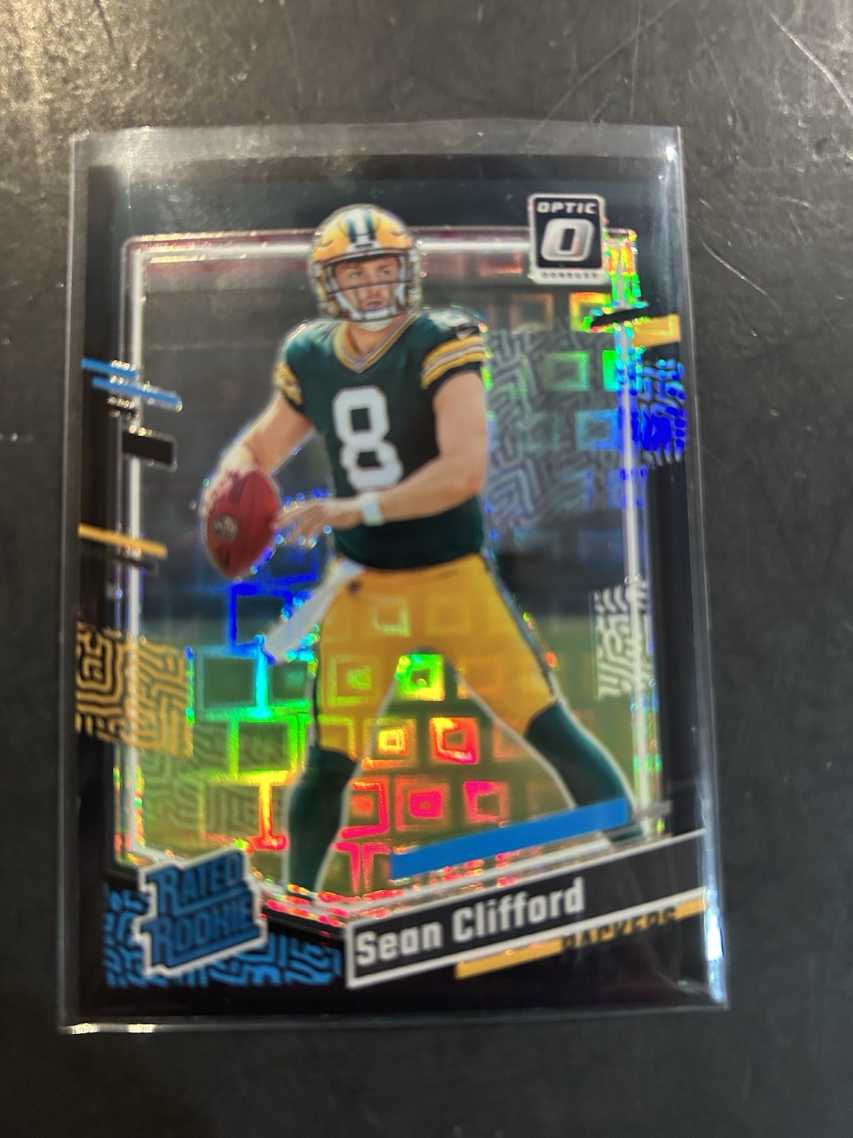 Sean Clifford 2023 Donruss Optic Rookie Black Pandora #242 /25