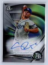 2022 Topps Bowman Platinum Colby White Auto #TOP-94