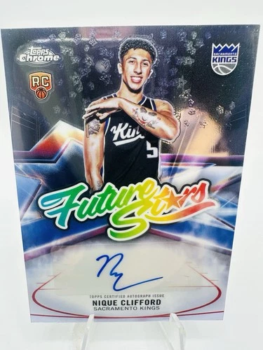 Nique Clifford 2025-26 Topps Chrome Basketball Future Stars Rookie RC Auto SP