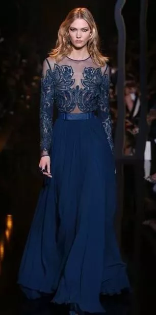 Elie saab long sleeve dress sale