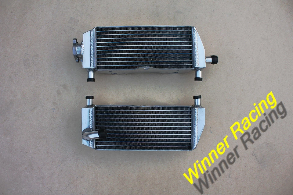 Radiador de aluminio compatible con Yamaha YZ250/YZ 250 2 tiempos 1996-2001 reforzado R&L Foto 3 de 4