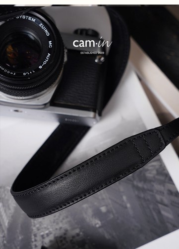 Bandoulière en cuir Cam-in Swift pour appareil photo avec épaulière réglable et sangle de cou - Photo 10 sur 41