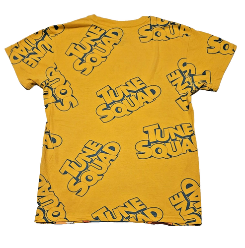Space Jam T-Shirt Boys M Short Sleeve Looney Tunes Tune Squad New Legacy Yellow - 第 2/17 張圖片