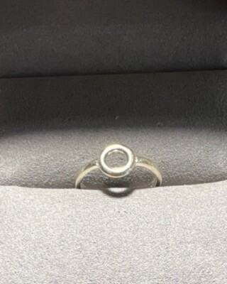 LINKS OF LONDON 925 SOLID STERLING SILVER Infinity  Circle TIMELESS RING N SZ 7