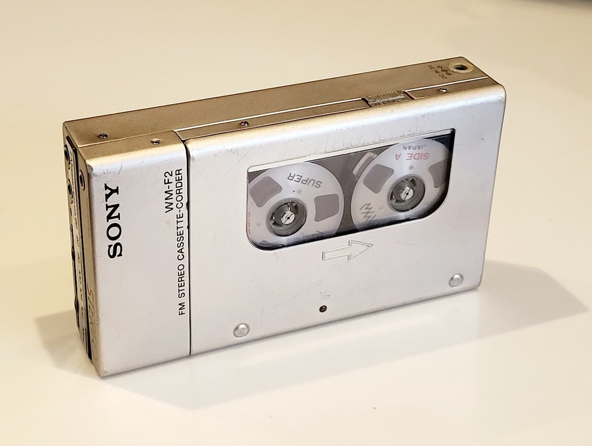 Vintage Sony Recording Walkman WM-F2 Stereo FM Radio