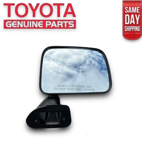 NEW 86 - 89 TOYOTA PICKUP FRONT RIGHT PASSENGER SIDE DOOR MIRROR BLACK OEM