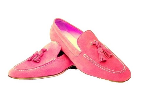 Andersson Bell Pink Broeils 23 Penny Loafers- 11 Used | eBay