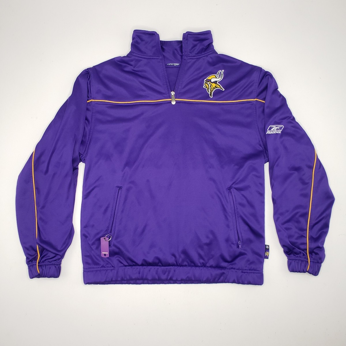 NFL VIKINGS ジャケット Vintage 90s NFL Minnesota Vikings Logo Athletic Sharktooth